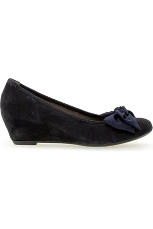 Gabor Dames, Schoenen, Blauw, Maat: 35 1/2 EU Suède