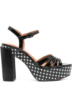Chie Mihara Dames, Schoenen, Zwart, Maat: 38 EU Leer