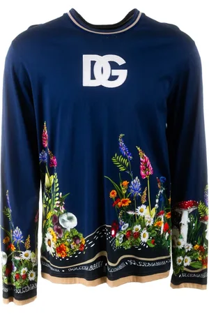 Dolce & Gabbana Heren, Tops, Blauw, Maat: XL Katoen