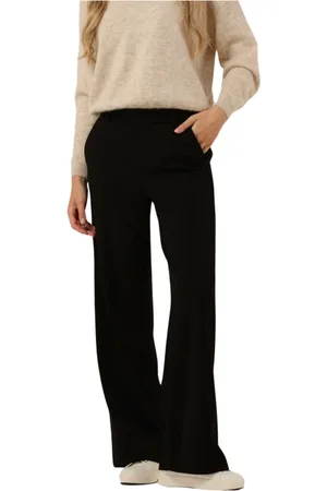 Object Dames, Broeken, Zwart, Maat: XS Viscose