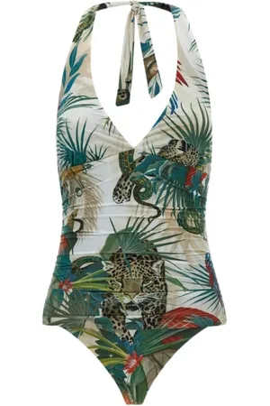 Roberto Cavalli Dames, Badkleding, Groen, Maat: L