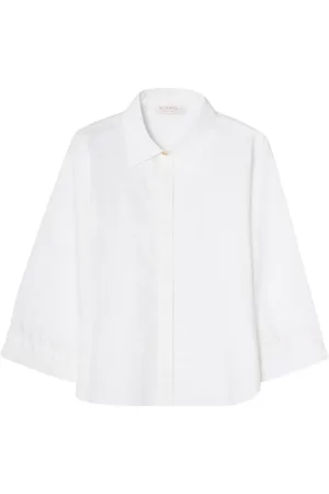 BUSNEL Dames, Blouses & Shirts, Wit, Maat: XS Katoen