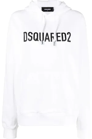 Dsquared2 Dames, Sweatshirts & Hoodies, Wit, Maat: L Katoen