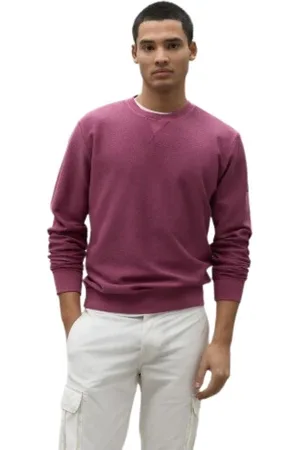 ECOALF Heren, Sweatshirts & Hoodies, Paars, Maat: S Katoen