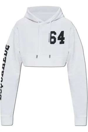 Dsquared2 Dames, Sweatshirts & Hoodies, Wit, Maat: XS Katoen