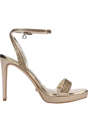 Guess Dames, Schoenen, Geel, Maat: 35 EU Leer