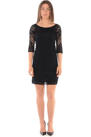 Liu Jo Dames, Jurken, Zwart, Maat: S Viscose