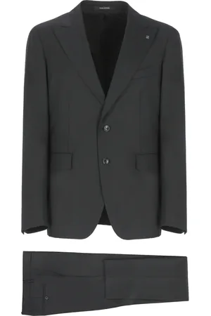 TAGLIATORE Heren, Pakken, Zwart, Maat: S Tweed