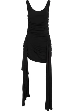 MUGLER Dames, Jurken, Zwart, Maat: XS Viscose