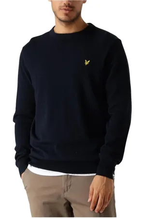 Lyle & Scott Heren, Truien, Blauw, Maat: XS Katoen