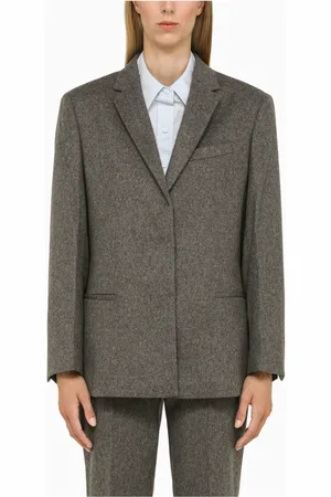 Calvin Klein Dames, Jassen, Grijs, Maat: M Wol