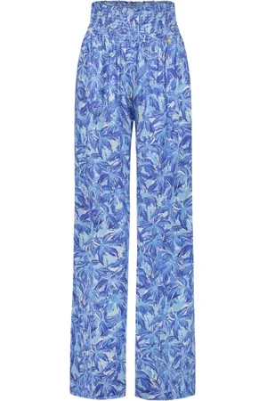 Fabienne Chapot Dames, Broeken, Blauw, Maat: XS Viscose