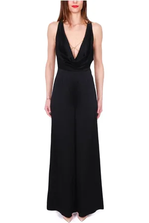 Elisabetta Franchi Dames, Jurken, Zwart, Maat: S Viscose