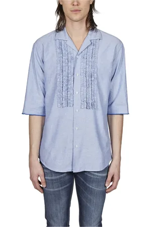 Dsquared2 Heren, Overhemden, Blauw, Maat: L Katoen