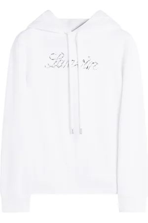 Lanvin Dames, Sweatshirts & Hoodies, Wit, Maat: S Katoen