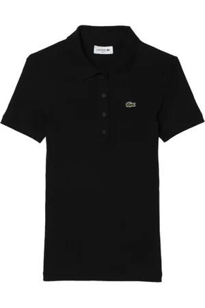 Lacoste Dames, Tops, Zwart, Maat: L Katoen