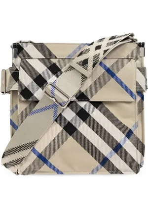Burberry Heren, Tassen, Grijs, Maat: ONE Size Katoen