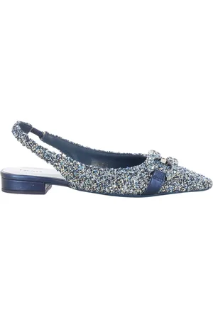 Frau Dames, Schoenen, Blauw, Maat: 39 EU