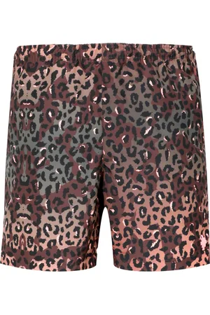 MARCELO BURLON Heren, Badkleding, Bruin, Maat: L Poliester