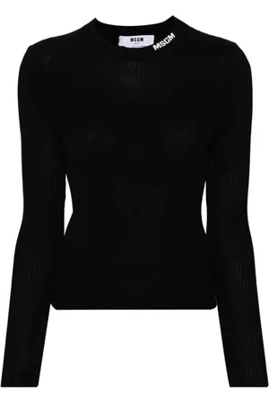 Msgm Dames, Truien, Zwart, Maat: XS