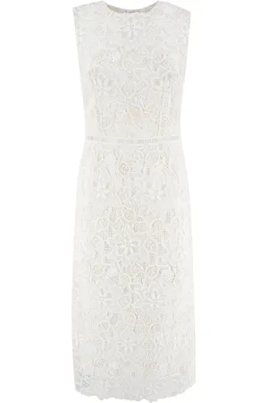 ERMANNO SCERVINO Dames, Jurken, Wit, Maat: S Katoen