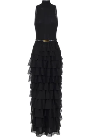 Elisabetta Franchi Dames, Jurken, Zwart, Maat: M Viscose