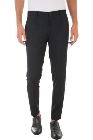 D.A. Daniele Alessandrini Heren, Broeken, Blauw, Maat: L Viscose