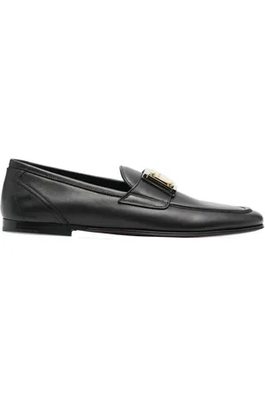 Dolce & Gabbana Dames, Schoenen, Zwart, Maat: 39 1/2 EU Leer