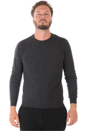 D.A. Daniele Alessandrini Heren, Truien, Grijs, Maat: XL Wol