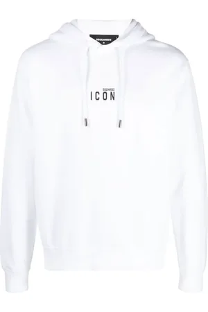 Dsquared2 Heren, Sweatshirts & Hoodies, Wit, Maat: S Katoen