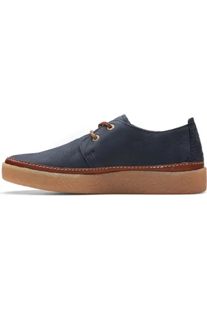 Clarks Heren, Schoenen, Blauw, Maat: 45 EU Leer