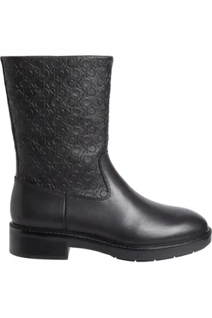 Calvin Klein Dames, Schoenen, Zwart, Maat: 38 EU Leer