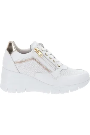 Nero Giardini Dames, Schoenen, Wit, Maat: 36 EU Leer