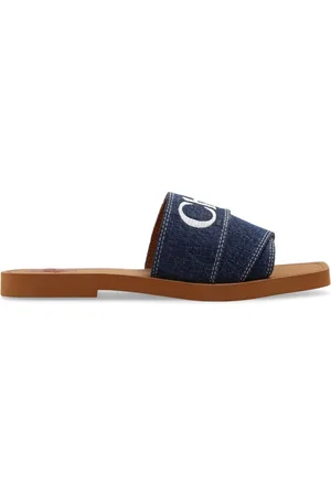 Chloé Dames, Schoenen, Blauw, Maat: 37 EU Denim
