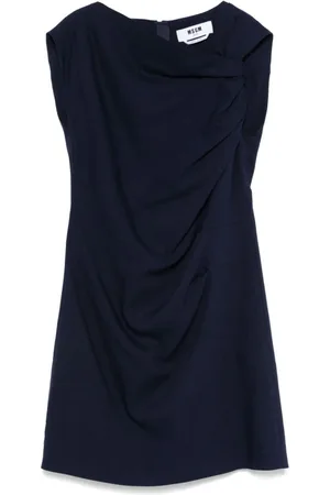 Msgm Dames, Jurken, Blauw, Maat: S