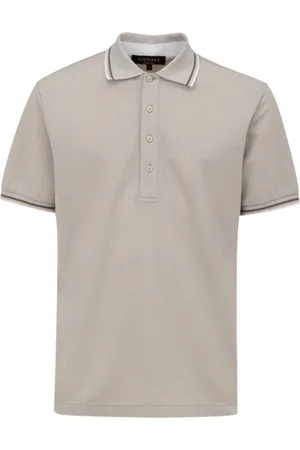 CANALI Heren, Tops, Grijs, Maat: M Katoen