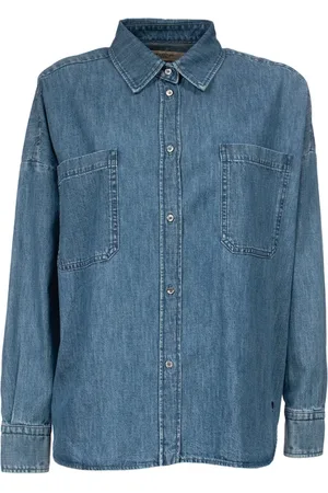 Max Mara Dames, Blouses & Shirts, Blauw, Maat: 2XS Denim