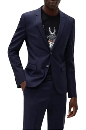 HUGO BOSS Heren, Jassen, Veelkleurig, Maat: L Wol