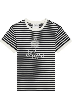 Frame Dames, Tops, Blauw, Maat: M Katoen