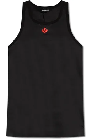 Dsquared2 Dames, Tops, Zwart, Maat: M Katoen