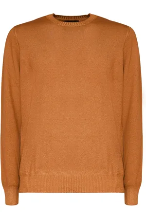 FAY Heren, Truien, Bruin, Maat: 2XL Wol