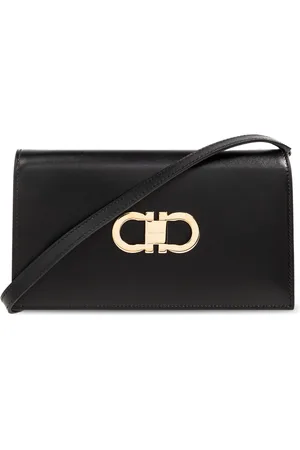 Salvatore Ferragamo Dames, Tassen, Zwart, Maat: ONE Size Leer
