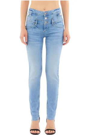 Liu Jo Dames, Jeans, Blauw, Maat: W26 Katoen