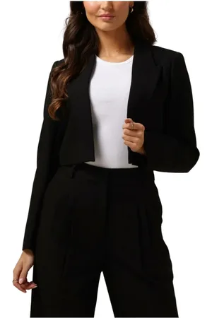 Co`Couture Dames, Jassen, Zwart, Maat: L Poliester