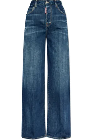 Dsquared2 Dames, Jeans, Blauw, Maat: 3XS Katoen