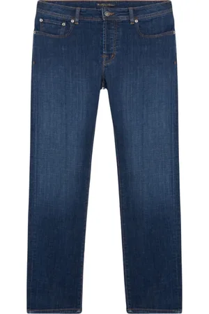 Brooks Brothers Heren, Jeans, Blauw, Maat: W31 Katoen