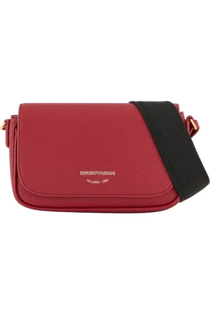 Emporio Armani Dames, Tassen, Rood, Maat: ONE Size Leer