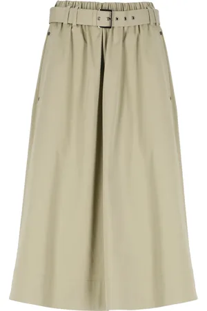 Brunello Cucinelli Dames, Rokken, Groen, Maat: M Katoen