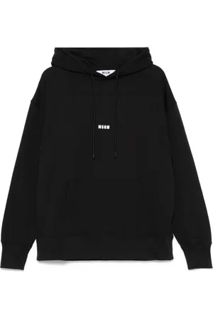 Msgm Heren, Sweatshirts & Hoodies, Zwart, Maat: S Katoen