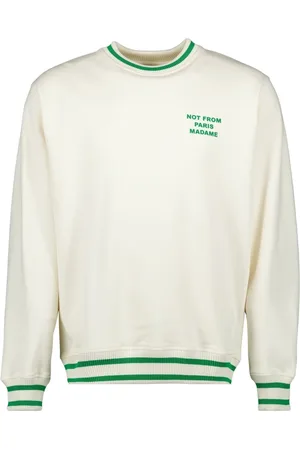 Drôle de Monsieur Heren, Sweatshirts & Hoodies, Wit, Maat: XL Katoen